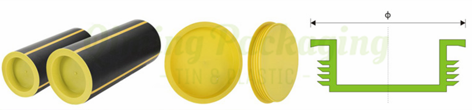PE Gas end cap