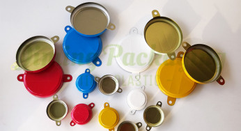 Drum cap seal tab seals