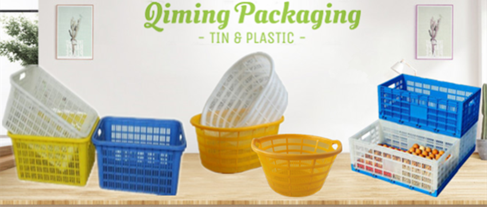 plastic basket crates