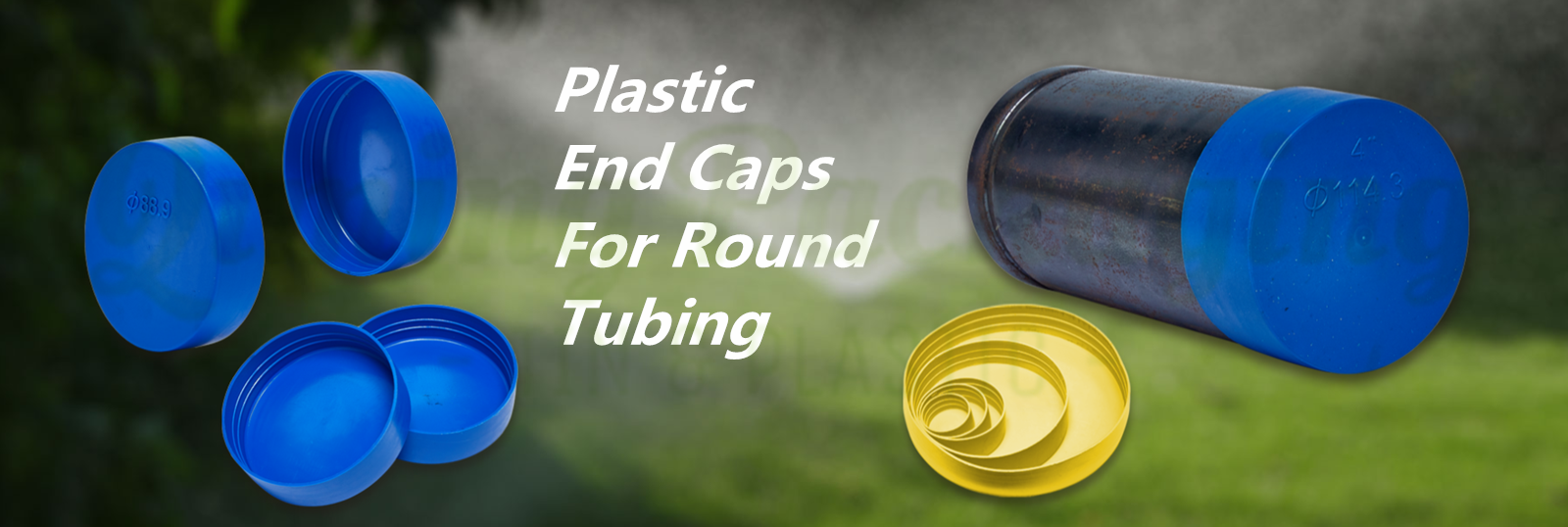 plastic end caps for round tubing