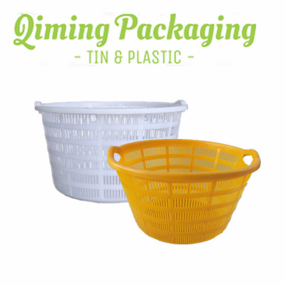 plastic storage baskets