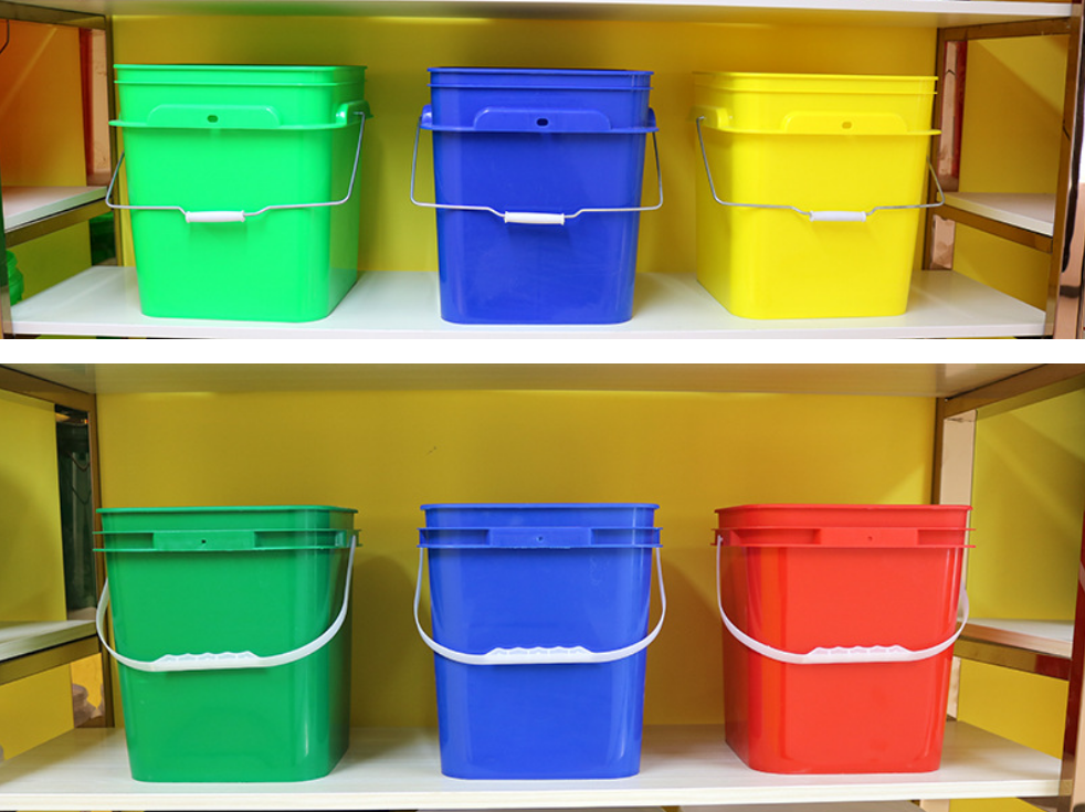 plastic square bucket1