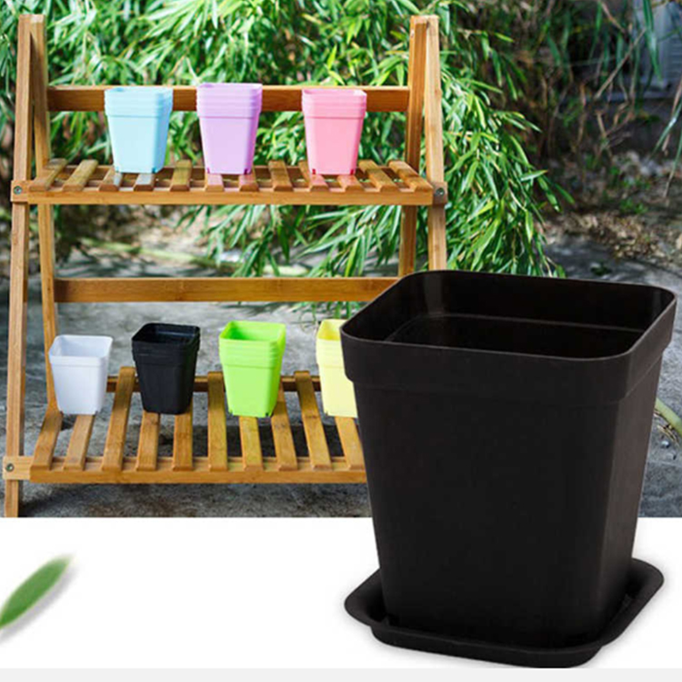 square plastic flower pots for sale