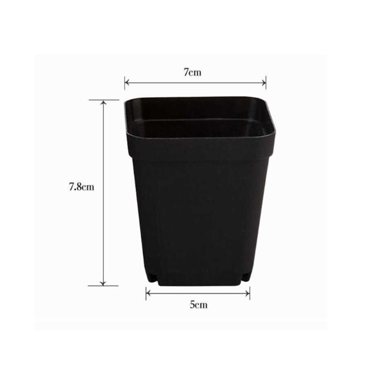 square plastic flower buckets plastic flower pots