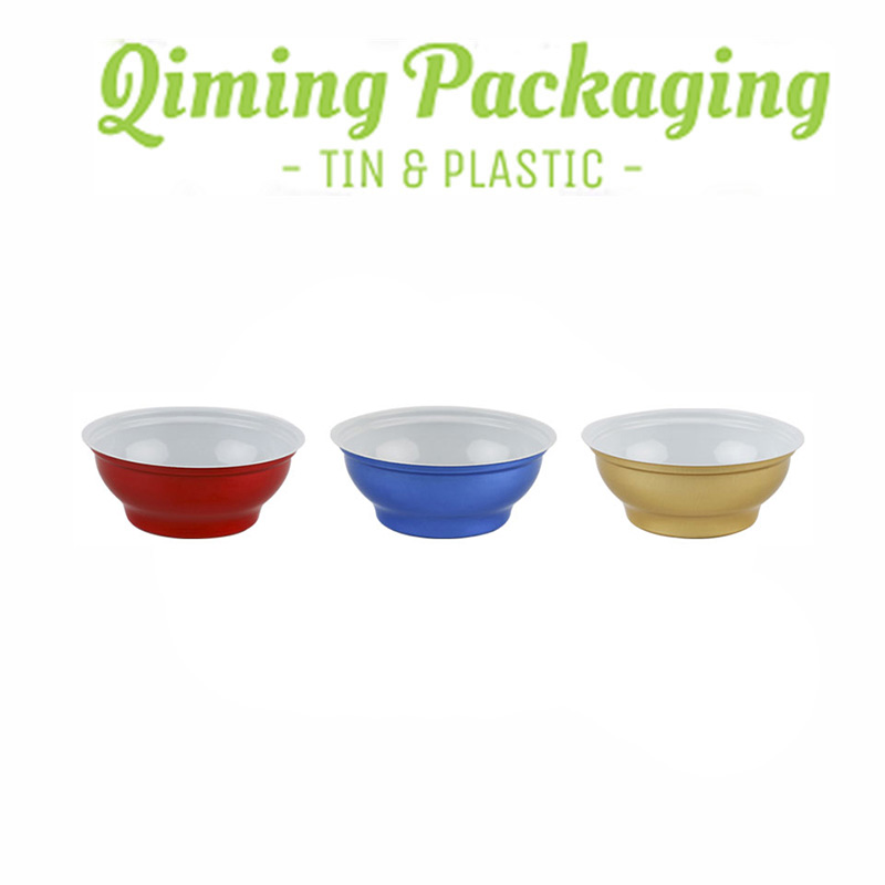 qiming packaging food grade tinplate bowl