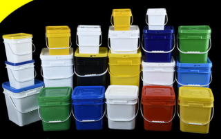 square plastic buckets with handles