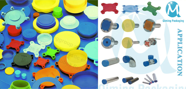 Plastic end cap for pipe