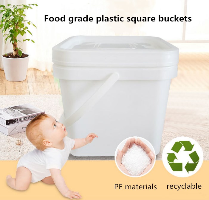square plastic buckets pails wholesale