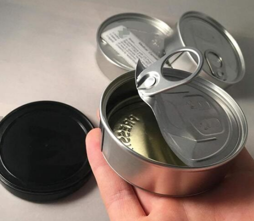 self sealed cannabis tins