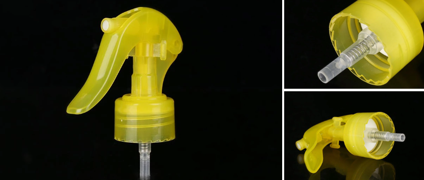 mini trigger sprayer with lock button