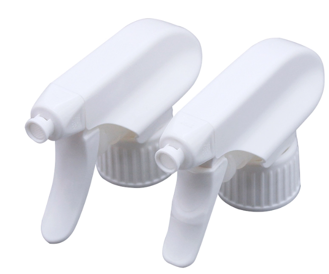 Plastic manufacturer customized white PP plastic trigger sprayer.