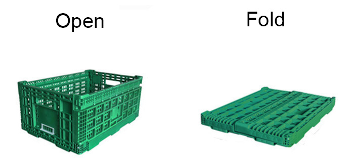 foldable plastic basket