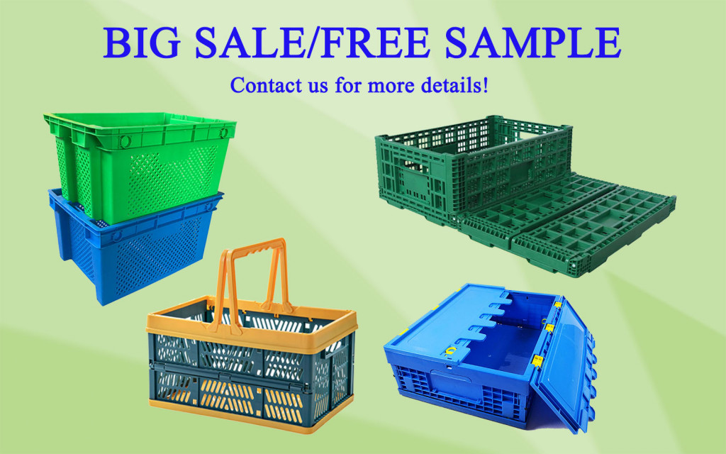 Plastic Turnover Crate For Vegetable