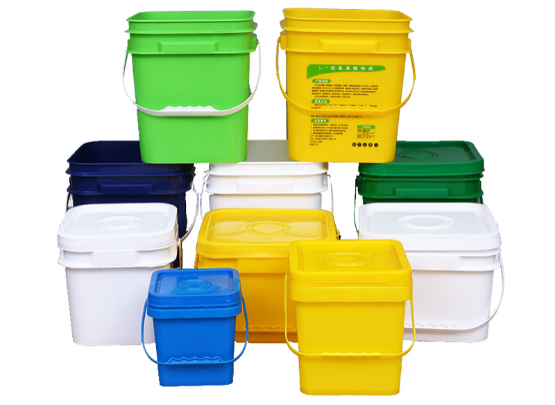 plastic square buckets pails