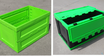 Collapsible Plastic Storage Crates