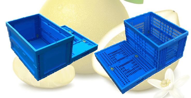 collapsible plastic crates