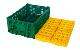 plastic folding crates