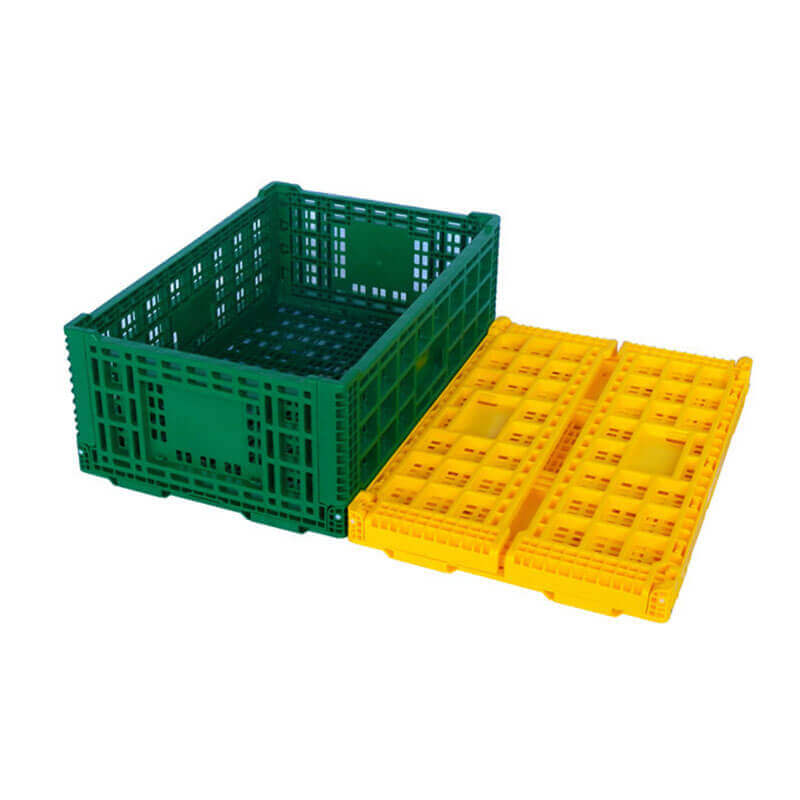 Plastic collapsible crate is widely used for storage and turnover