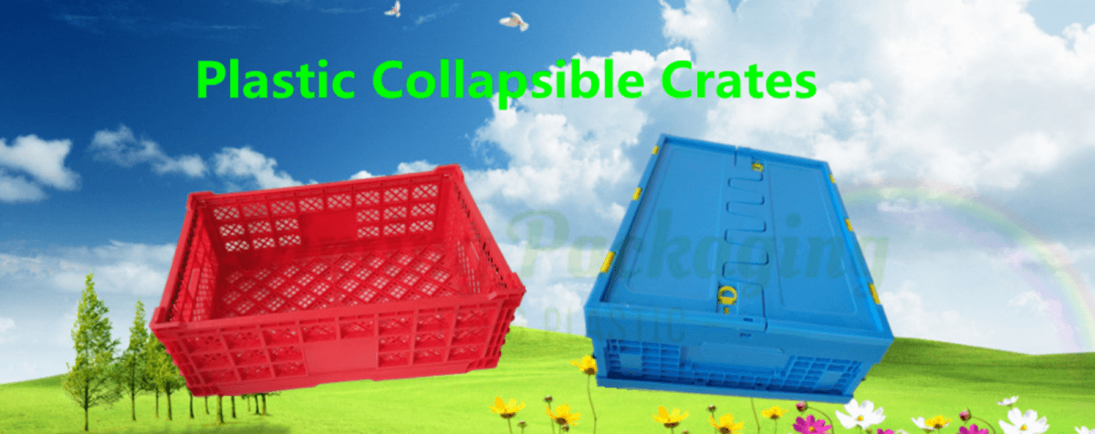 plastic folding crates