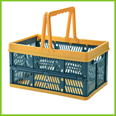plastic turnover basket