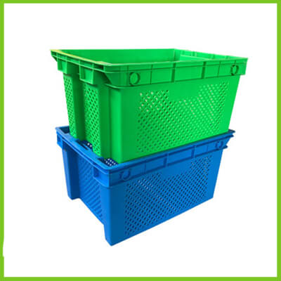 plastic turnover basket