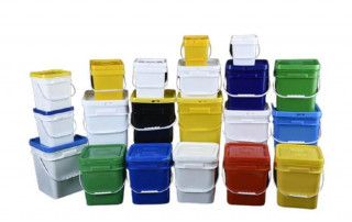 plastic square pails