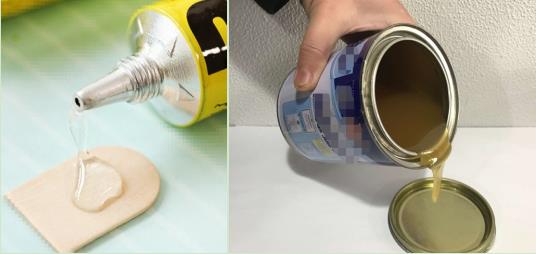 glue tin cans