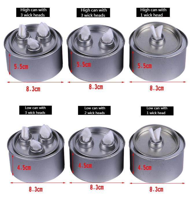 chafing fuel tin