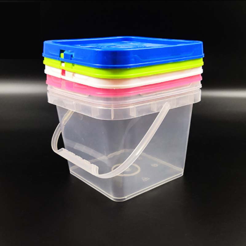 clear square buckets