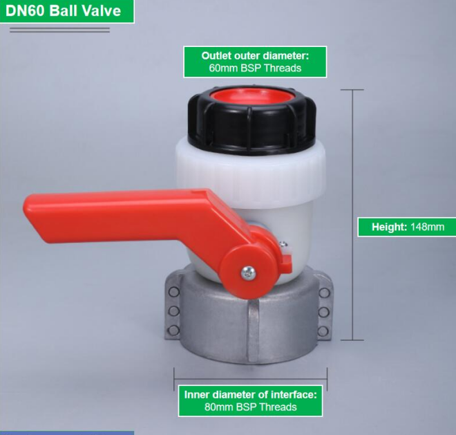 DN 60 ibc valve